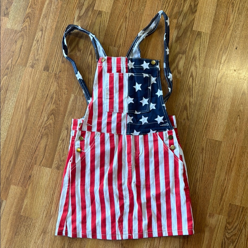 Patriotic Striped and Starred Dress